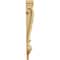 Ekena Millwork 6 1/4"W x 3"D x 22"H Large Acanthus Pilaster Corbel, Alder CORW06X03X22PAAL - alternate 2